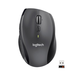 Logitech Souris sans fil M705 Marathon (910-006034) Noir - Autonomie de 3 ans, Défilement ultra-rapide, Confort ergonomique