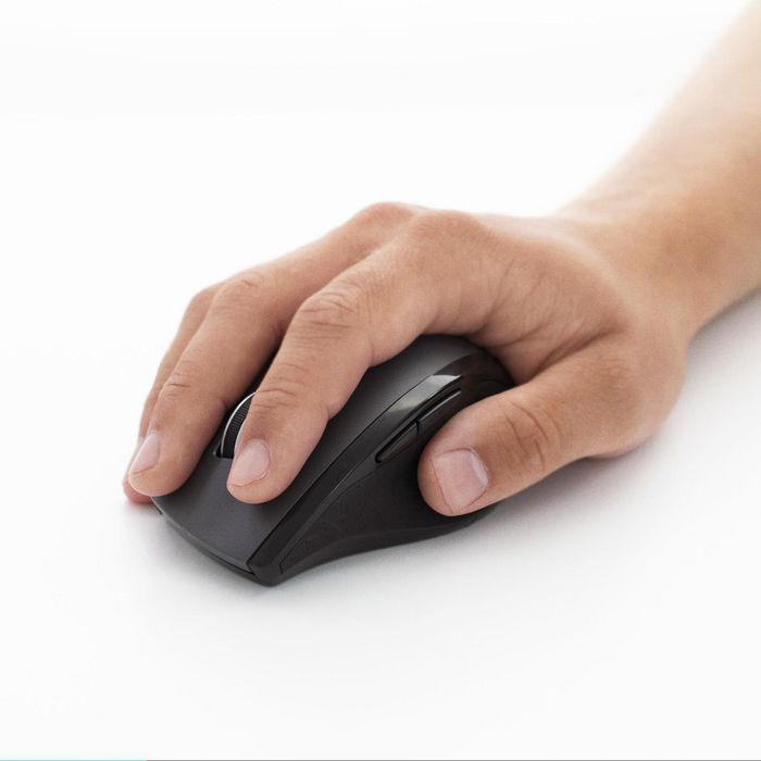 Logitech Marathon M705 - Souris sans fil ergonomique pour droitier, autonomie 3 ans, défilement hyper rapide, trackeur laser, compatible Windows/Mac/Chromebook