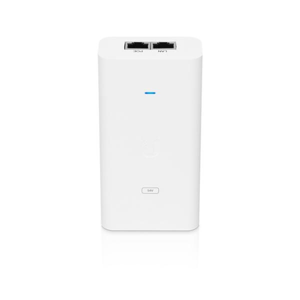 Ubiquiti Injecteur PoE EdgePoint, Alimentation 54V 80W avec Protection contre les Surtensions et Fiche de Terre pour Réseau