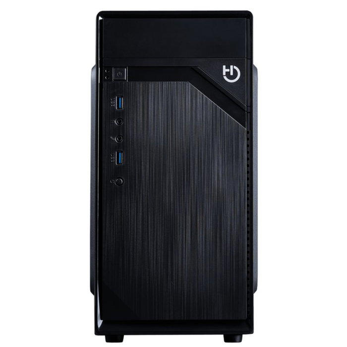 Hiditec CHA010032 Boîtier PC Micro-ATX Mini Tour Noir avec Alimentation 500W