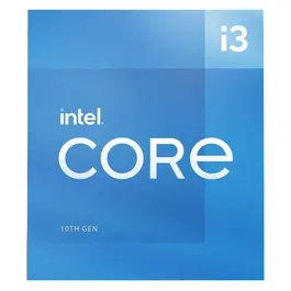 Intel - Processeur Core i3-10105F - Socket 1200 - 4 cœurs, 4,4 GHz Turbo, 6 Mo de cache - 65W