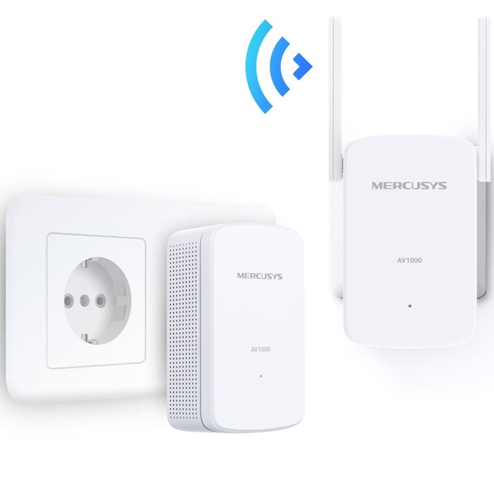 Mercusys MP510 Kit CPL WiFi AV1000 Gigabit Répéteur Powerline