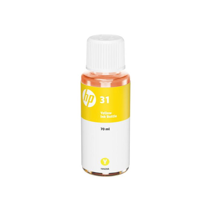 HP 31 Bouteille d'encre jaune 70ml (1VU28AE) de haute capacité