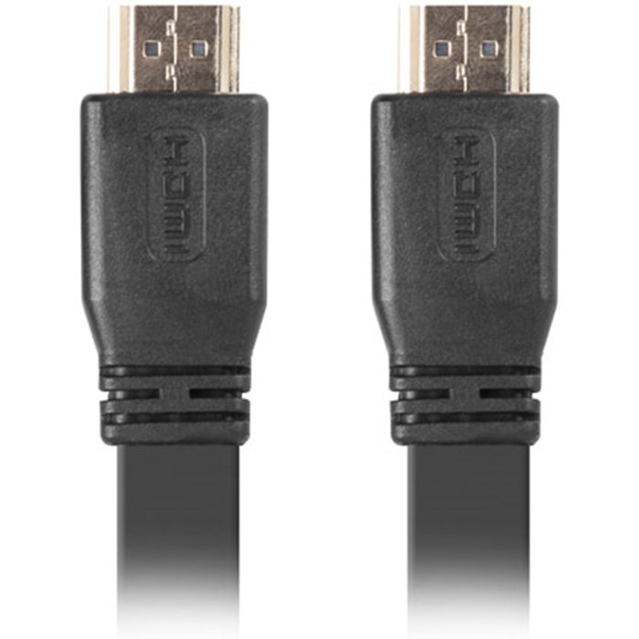 Lanberg Câble HDMI 2.0 mâle-mâle haute vitesse avec Ethernet 4K 1m noir