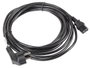 Lanberg Câble d'alimentation Schuko CEE 7/7 vers IEC C13, 10m, noir