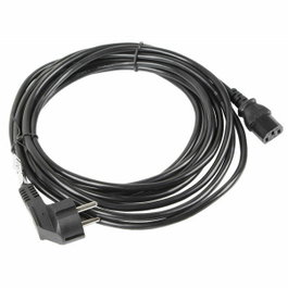 Lanberg Câble d'alimentation Schuko CEE 7/7 vers IEC320 C13, 10 m, noir, VDE