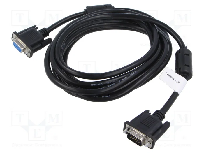 Lanberg Câble VGA mâle vers femelle 3 m noir Lanberg Câble VGA mâle vers femelle 3 m noir