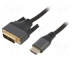 GEMBIRD Câble DVI-D (18+1) vers HDMI 4K UHD 2160p, 1,8m