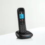 Motorola CD4001 Téléphone Sans Fil DECT Noir avec Haut-parleur et Blocage d'Appels