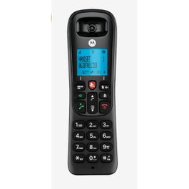 Motorola CD4001 Téléphone Sans Fil DECT Noir avec Haut-parleur et Blocage d'Appels