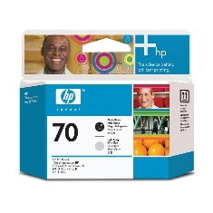 Hp Tête d'impression HP 70 C9407A Gris clair et Noir photo