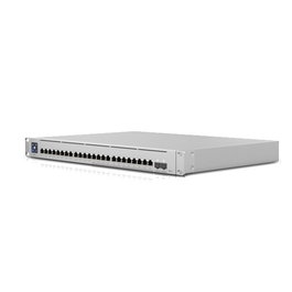 Ubiquiti Switch Managed Layer 3 24 ports PoE+, 12x 2.5G RJ45 & 12x Gigabit RJ45 & 2x 10G SFP+, 124 Gbps, écran tactile, RPS