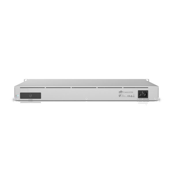 Ubiquiti Switch Managed Layer 3 24 ports PoE+, 12x 2.5G RJ45 & 12x Gigabit RJ45 & 2x 10G SFP+, 124 Gbps, écran tactile, RPS