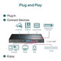 TP-Link TL-SG1218MP Switch Gigabit 18 ports (16 PoE+)