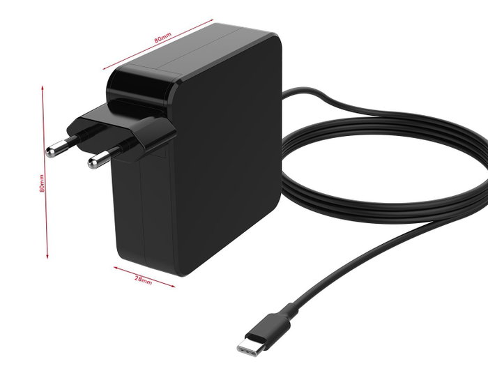 Leotec Digital Lifestyle Chargeur Portable USB-C 90W avec PD 3.0 pour Ordinateurs Portables et Smartphones