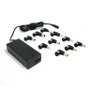 Leotec Chargeur Universel Portable pour Ordinateur Portable 70 W Auto-détection de Tension avec 10 Adaptateurs