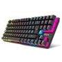 Clavier Krom Kasic TKL Noir LED RGB Rétro-éclairé