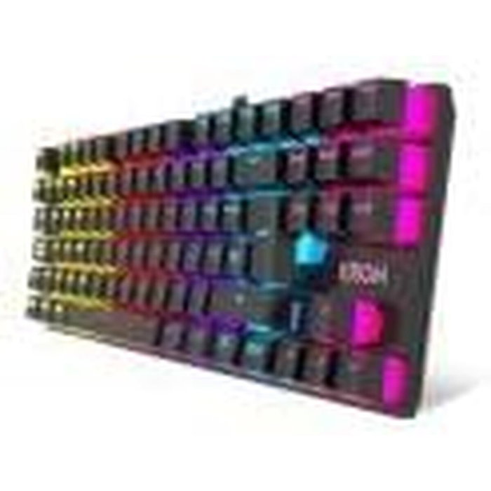 Clavier Krom Kasic TKL Noir LED RGB Rétro-éclairé