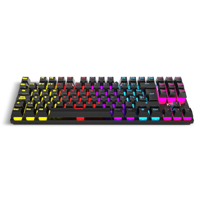 Clavier Krom Kasic TKL Noir LED RGB Rétro-éclairé