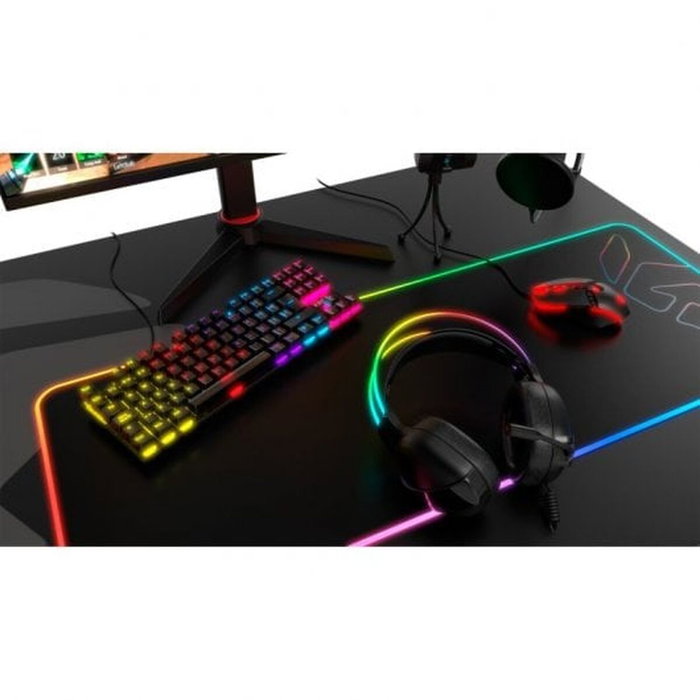 Clavier Krom Kasic TKL Noir LED RGB Rétro-éclairé