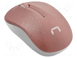 NATEC TOUCAN Souris sans fil blanc, rose