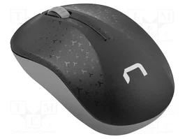 NATEC TOUCAN Souris sans fil ergonomique noir et gris