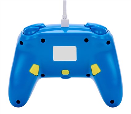 PowerA 1522660-01 - Manette avec câble améliorée officielle pour Nintendo Switch (Modèle OLED et standard) - Design Mario Pop Art, boutons programmables, port audio, câble USB-C 3m