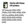 HP - Lot de 2 cartouches d'encre originale 305 (Couleurs + Noir) pour imprimantes DeskJet 2300, 2700, ENVY 6000, 6400 - 3 couleurs et 1 noir