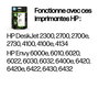HP - Lot de 2 cartouches d'encre originale 305 (Couleurs + Noir) pour imprimantes DeskJet 2300, 2700, ENVY 6000, 6400 - 3 couleurs et 1 noir