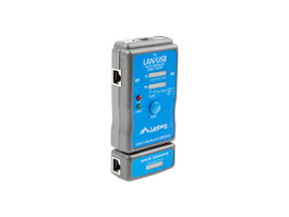 Lanberg NT-0403 Testeur Réseau RJ45 RJ11 USB PoE avec LED