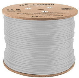 Lanberg LCUF6L-11CU-0305-S Bobine de câble réseau Cat6a U/FTP 305 m Gris