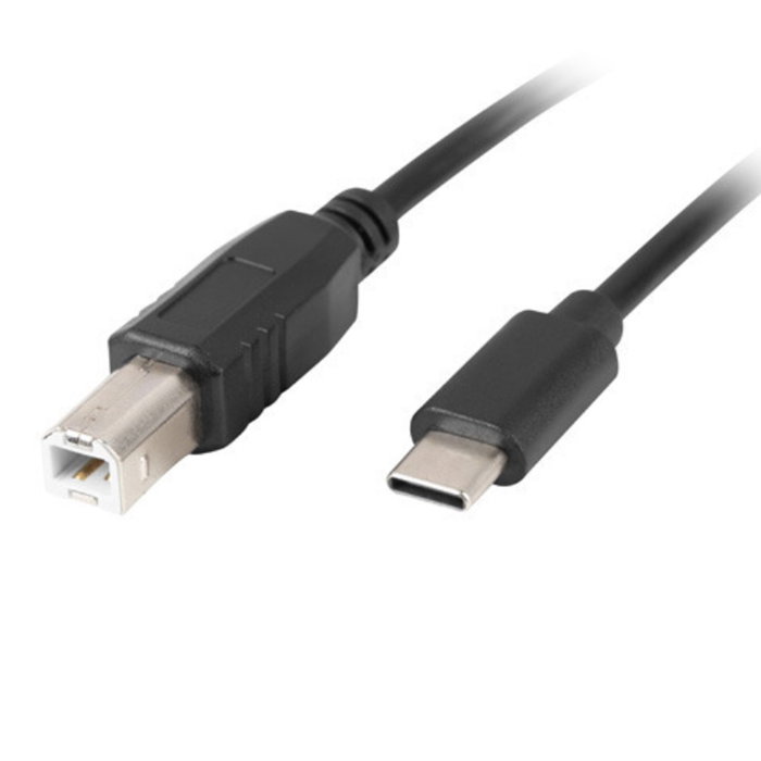 Lanberg CA-USBA-13CC-0030-BK Câble USB C vers USB B 3 m USB 2.0 Noir