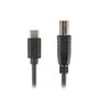Lanberg CA-USBA-13CC-0030-BK Câble USB C vers USB B 3 m USB 2.0 Noir