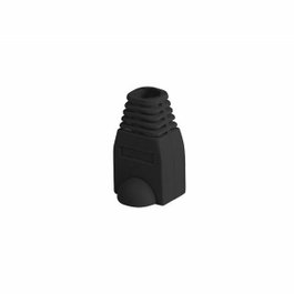 Lanberg PLB-1000-BK Manchon de protection pour connecteur RJ45, Noir (Pack de 100)