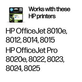HP 912XL Cartouche d'encre Cyan XL (3YL81AE)