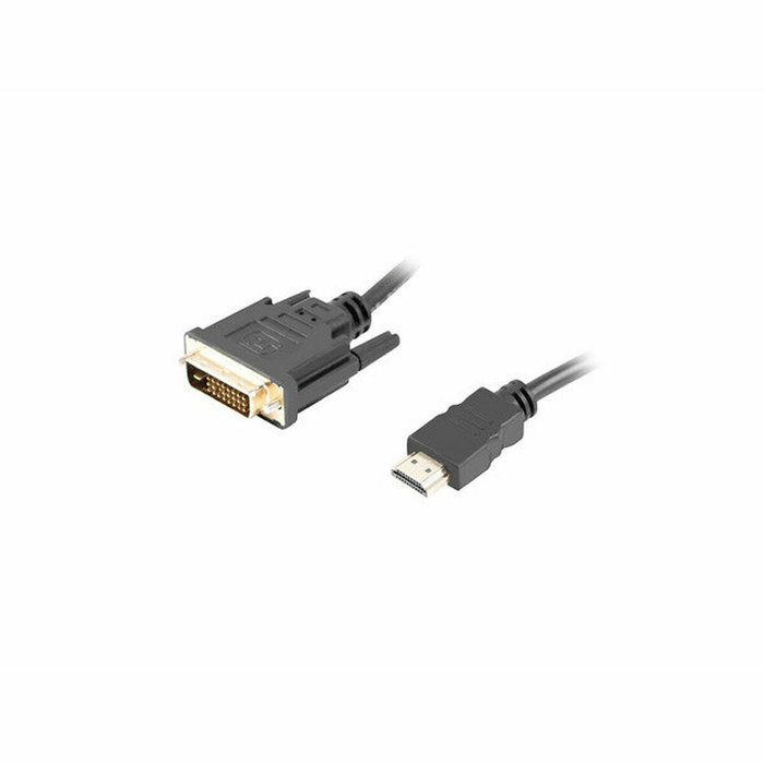Adaptateur HDMI vers DVI Lanberg CA-HDDV-20CU-0018-BK Adaptateur HDMI vers DVI Lanberg CA-HDDV-20CU-0018-BK
