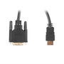 Lanberg CA-HDDV-20CU-0018-BK Câble HDMI A vers DVI-D 1,8 m 4K Ultra HD Noir