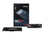 Samsung 980 PRO SSD M.2 NVMe PCIe 4.0 2TB - Vitesse jusqu'à 7 000 MB/s - Pour Gaming et PC Haute Performance