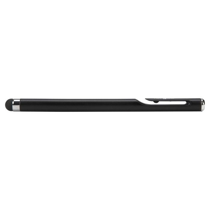 Targus Stylo Tactique Antibactérien avec Pince Intégrée pour Smartphones et Écrans Tactiles - Noir, Design Fin et Équilibré, 10g, Compatible Tous Écrans Capacitifs
