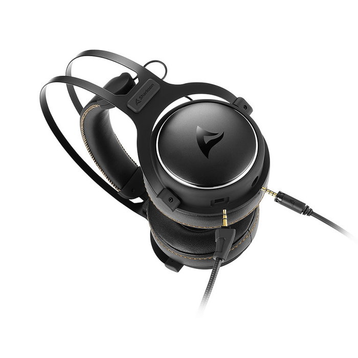 Sharkoon Skiller SGH50 Casque Gaming Filaire Circum-aural Noir - Hi-Res Audio 10-40000 Hz, Microphone Amovible