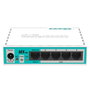 MikroTik RB750r2 (hEX lite) - Routeur 5 ports Fast Ethernet, PoE in, pour réseau domestique ou SOHO - Boîtier blanc