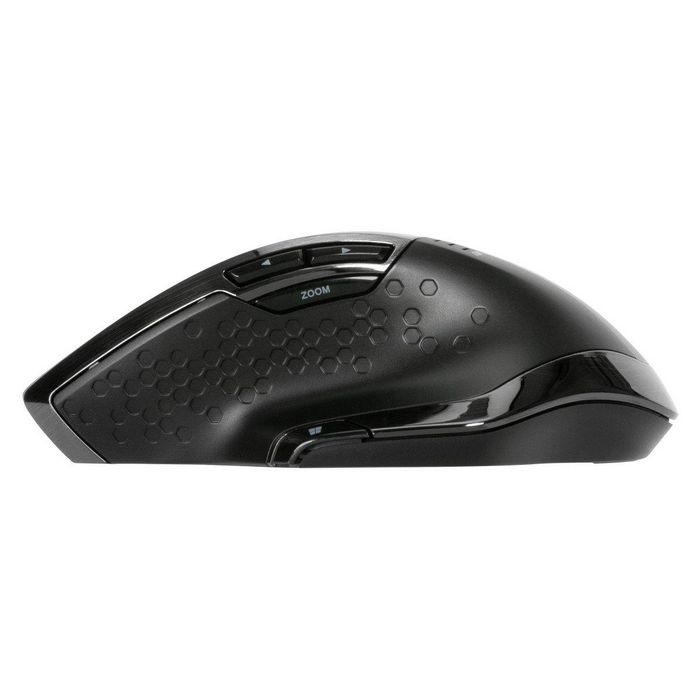 Targus Souris Ergonimique Sans Fil 2.4 GHz avec Protection Antimicrobial DefenseGuard, 1600 DPI, 7 Boutons, 2800 mAh, pour Windows/MacOS/Android, Noir