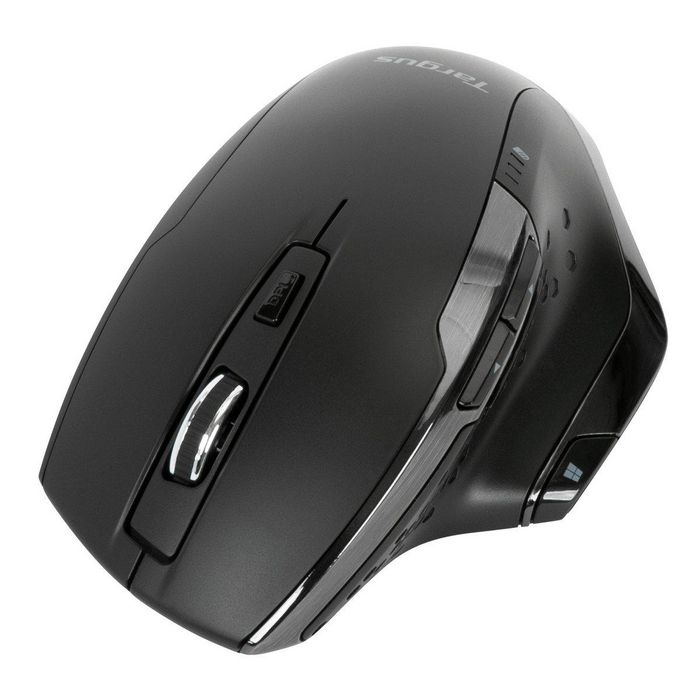 Targus Souris Ergonimique Sans Fil 2.4 GHz avec Protection Antimicrobial DefenseGuard, 1600 DPI, 7 Boutons, 2800 mAh, pour Windows/MacOS/Android, Noir