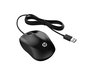 HP Souris filaire 1000 - Souris ergonomique avec câble de 1.5 m, 3 boutons, molette et précision de 1200 dpi pour un usage confortable toute la journée