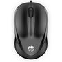 HP Souris Filaire 1000 - Noir, Ambidextre, 1200 DPI, 3 Boutons et Molette de Défilement pour un Contrôle et un Confort Optimaux