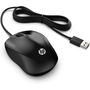 HP Souris Filaire 1000 - Noir, Ambidextre, 1200 DPI, 3 Boutons et Molette de Défilement pour un Contrôle et un Confort Optimaux