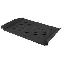 Lanberg AK-1008-B Bandeja de Rack 19" 1U Noir 483x315mm Capacité 25Kg