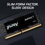 Kingston FURY Impact - Kit de mémoire DDR4 SODIMM 16 Go (2x8 Go) 3200 MHz CL20 1.2 V - Overclocking Plug & Play, compatible XMP Intel et AMD Ryzen
