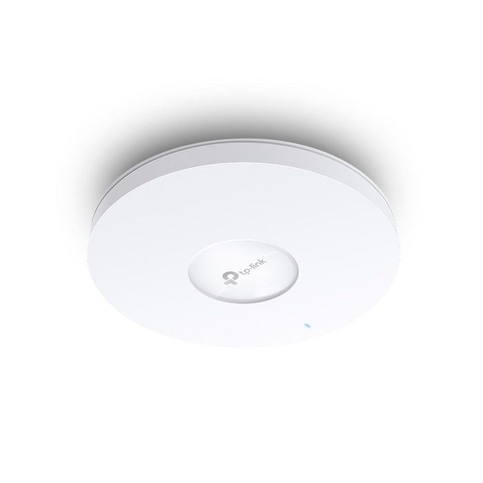 Omada Point d'accès WiFi 6 plafonnier AX3000 - 1G LAN, PoE+, double bande 2.4/5 GHz, MU-MIMO, gestion cloud, design ultra-fin