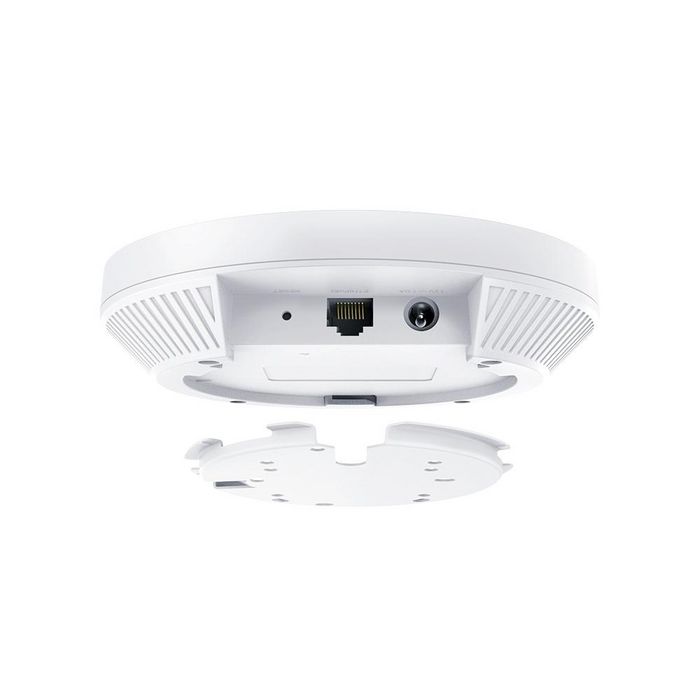 Omada Point d'accès WiFi 6 plafonnier AX3000 - 1G LAN, PoE+, double bande 2.4/5 GHz, MU-MIMO, gestion cloud, design ultra-fin